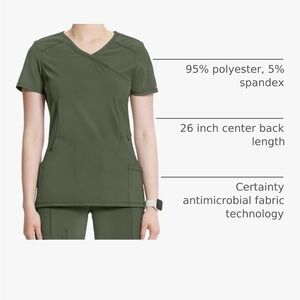 Cherokee Infinity Scrub Top